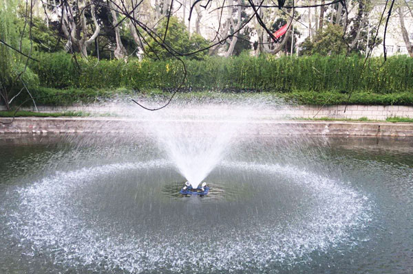 校園景觀水系低成本的維護(hù)措施-曝氣裝置